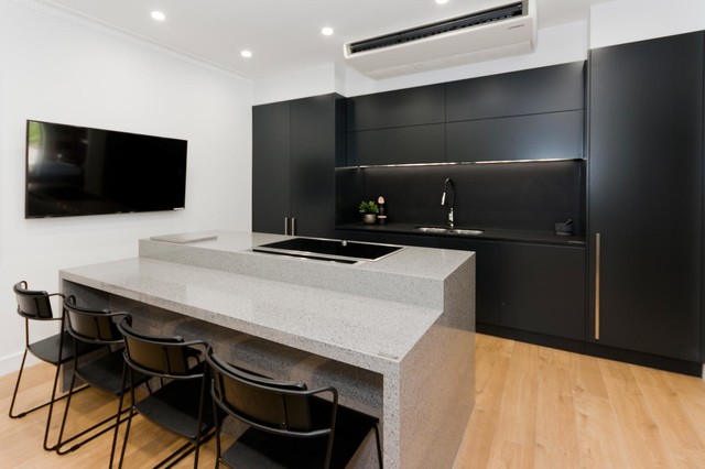 Black Kitchen Design Modern Kitchen Sydney By Premier Kitchens