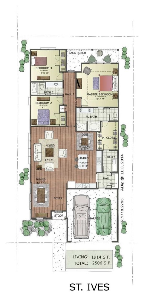 Example of a transitional home design design in New Orleans