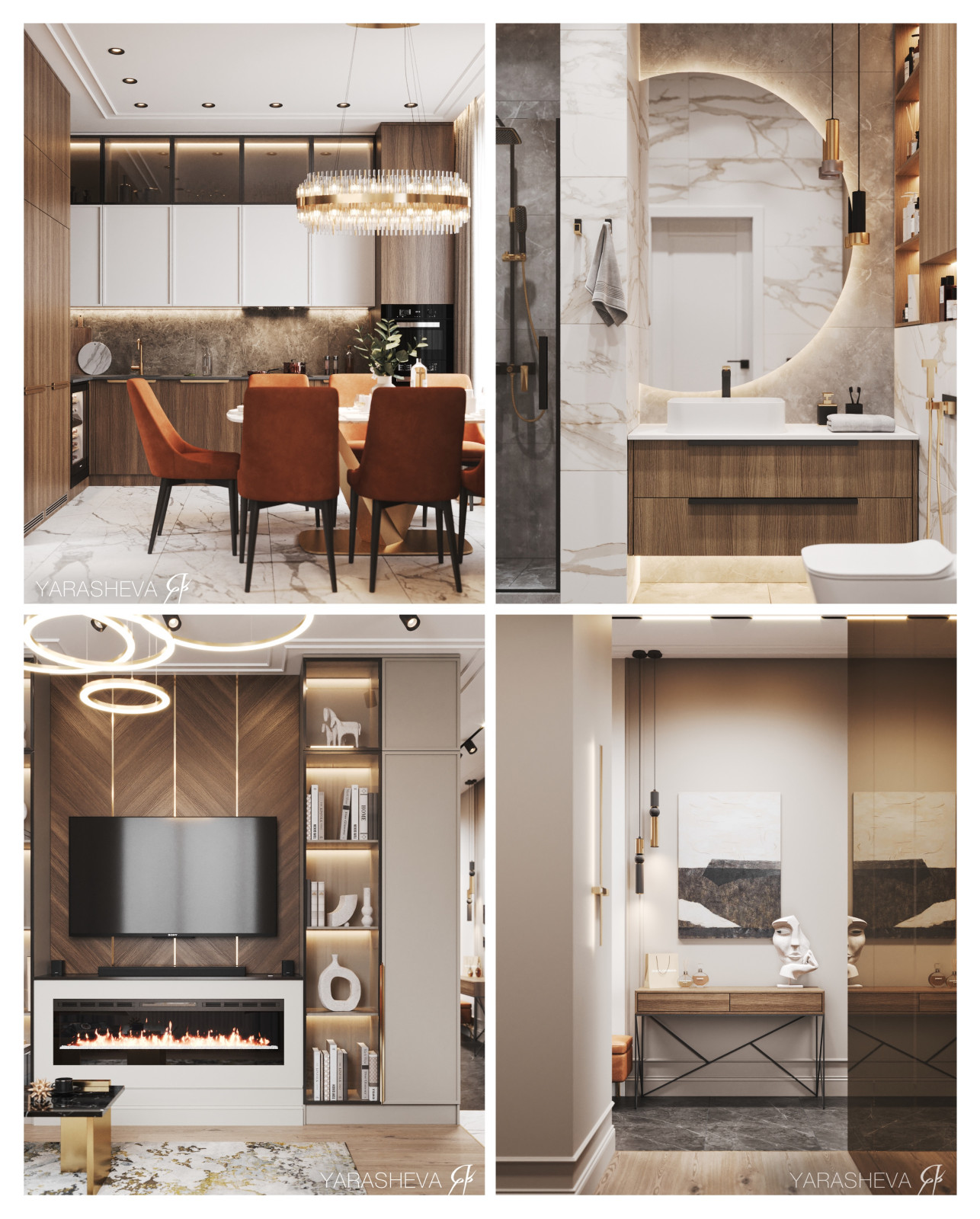 Дизайн - проект квартиры в ЖК Зорге 9