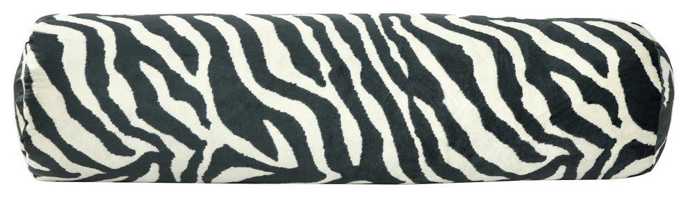 Dann Foley Cylindrical Cushion Zebra Print Upholstery