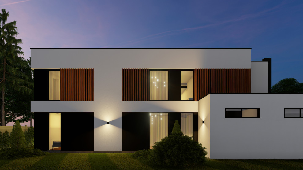 Частный жилой дом в современном стиле