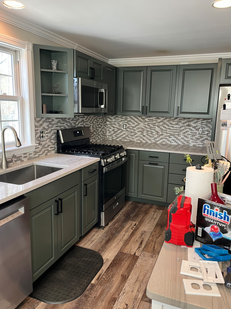 Colby Kitchen- Green, Greys, and Gorgeous