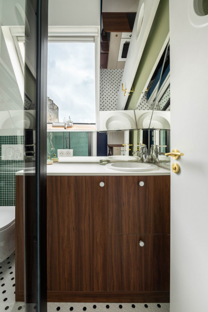 Optimisation pop ! mid-century-badezimmer