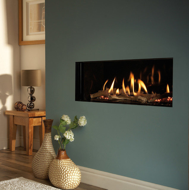 Contemporary Gas Fireplaces Contemporary Living Room Essex