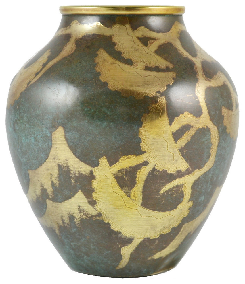 Consigned Brass Vase by WMF Ikora German Art Deco 1920s
