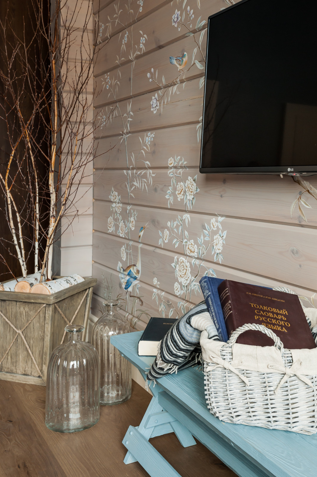 ДЕРЕВЯННЫЙ ДОМ В СТИЛЕ АНГЛИЙСКИЙ КАНТРИ.