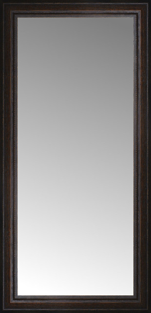 18 X36 Custom Framed Mirror Traditional Wall Mirrors By 18 X36 Custom Framed Mirror Distressed Brown