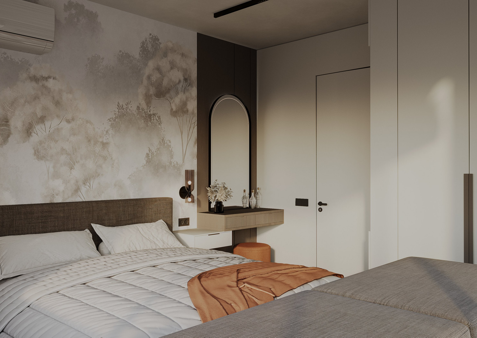 Квартира для семейной пары с ребенком в ЖК Полюса. 57,3 кв.м.