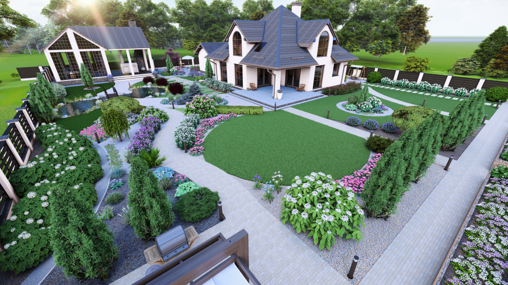 Ландшафтный проект загородного дома