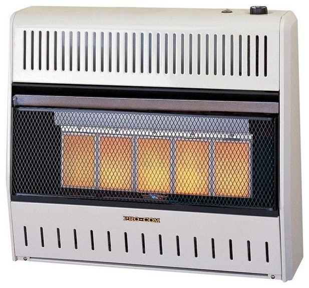 MG3TIR Dual Natural Gas/Propane Wall Heater,3 Plaque, 28000 BTU