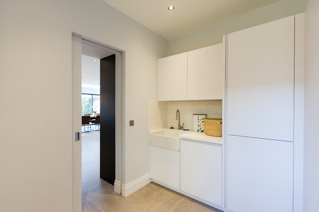 Dark Grey Kitchen modern-kitchen