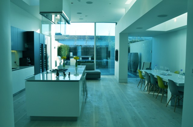 Contemporary Extension Chiswick trendy-koekken