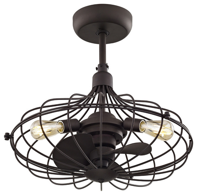 Havana 3 Light Ceiling Fan Aged Bronze