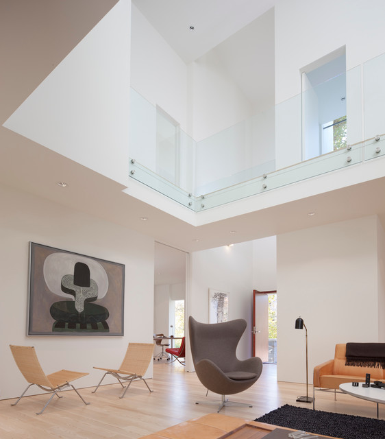 New Construction contemporary-vardagsrum