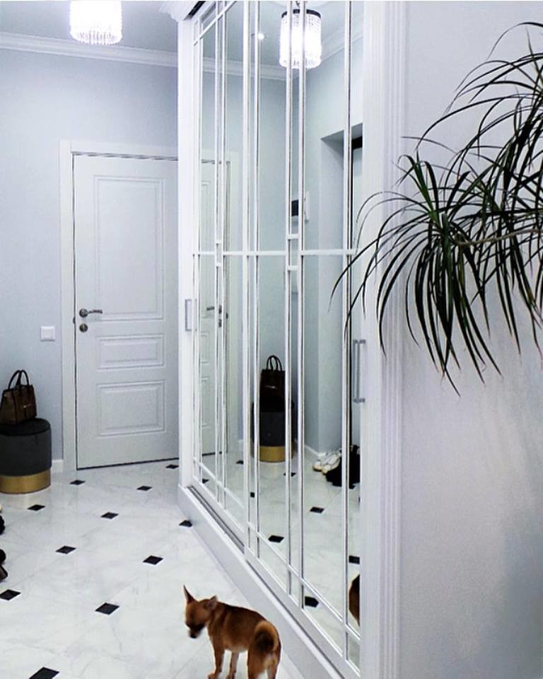 Белоснежный интерьер маленькой квартиры