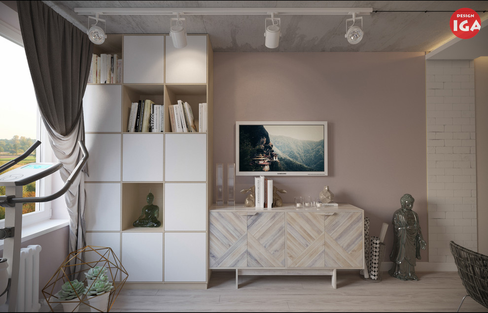 Лофт в 46 квадратах