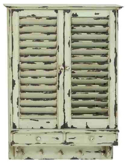 Shabby Chic Wooden Wall Cabinet