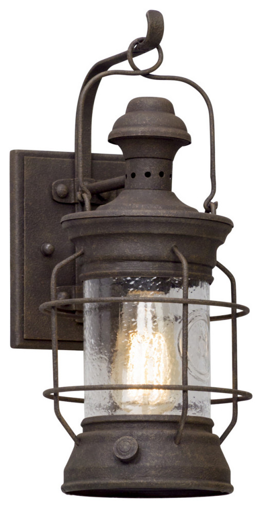 Atkins 1-Light Wall Lantern, Centennial Rust
