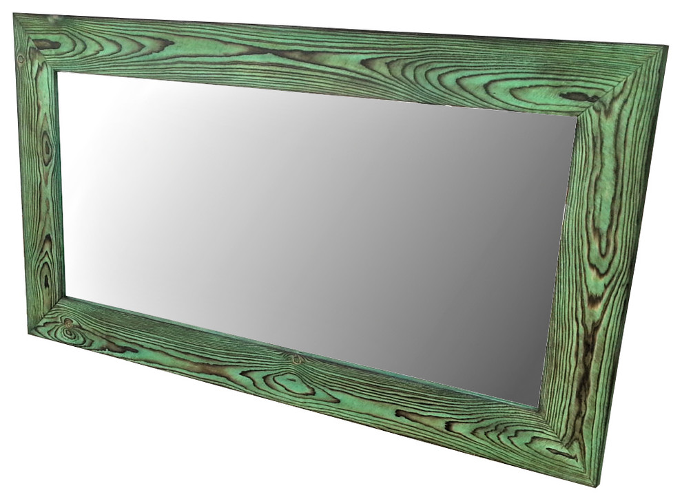 Green Bronze Mirror Farmhouse Wall Mirrors by Alexander Muller