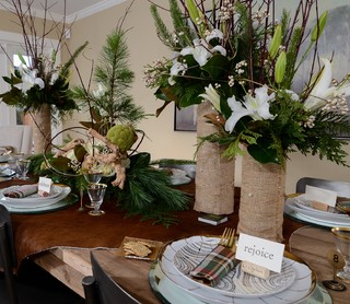 Rustic Luxe Holiday - Traditional - Dining Room - Sacramento - by ...