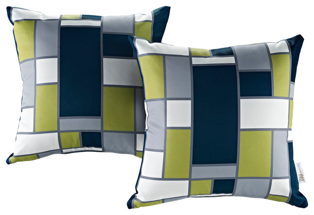 Modway Set of 2 Outdoor Patio Pillow Set