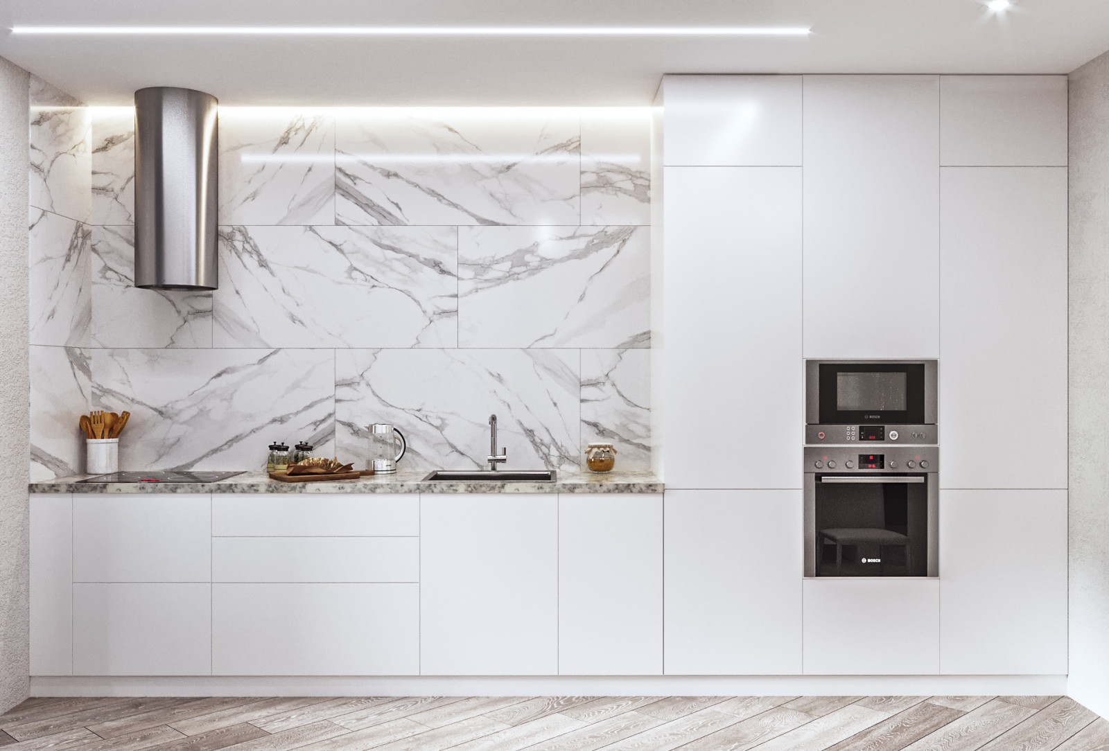 Безупречность. Кухня-Гостиная.