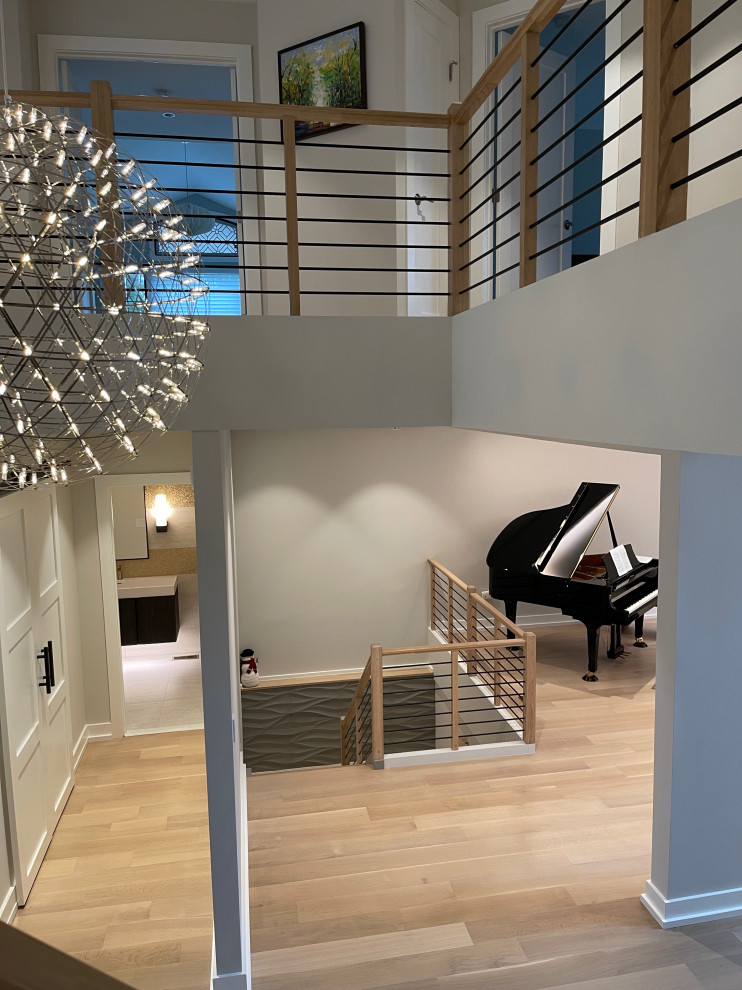 Inspiration for a transitional home design remodel in DC Metro