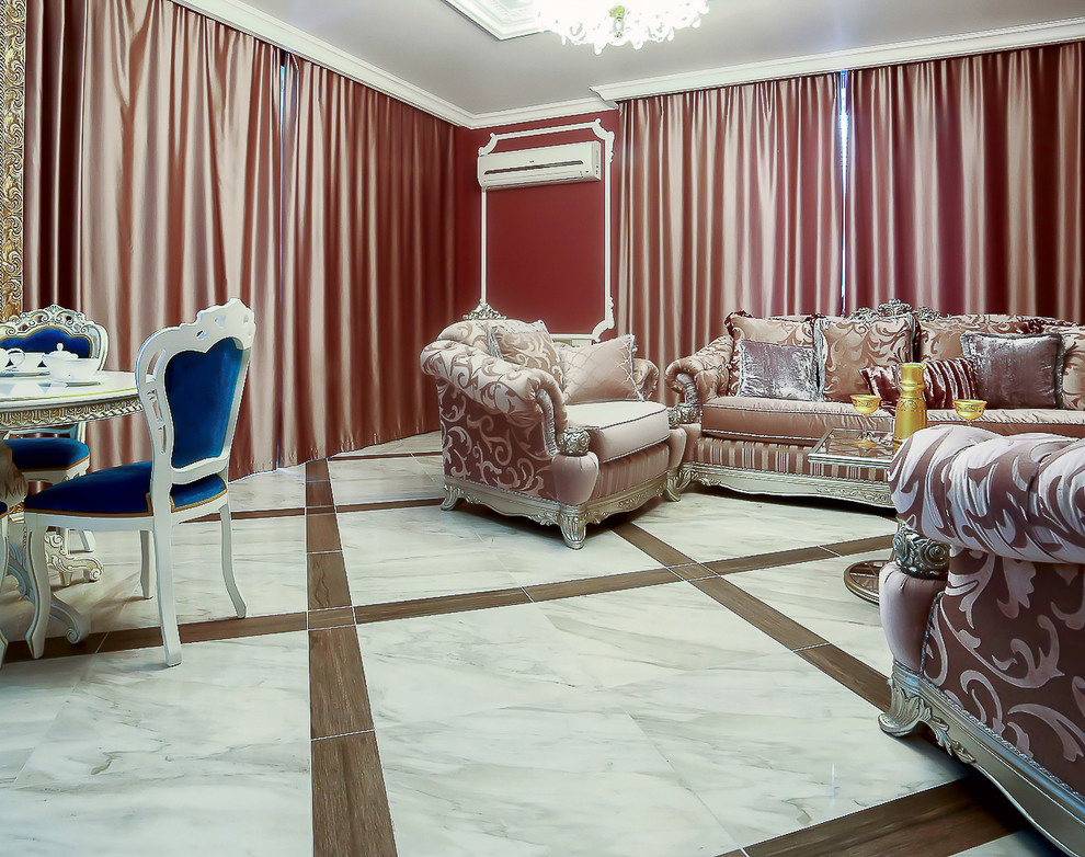 Классический интерьер трехкомнатной квартиры