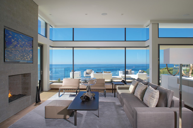 Rockledge contemporary-vardagsrum