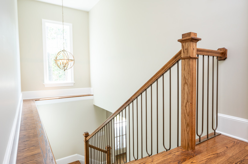 Inspiration for a huge transitional staircase remodel in Baltimore