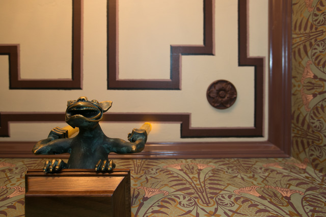 An Ornate Bathroom Raises The Specter Of Disney S Haunted Mansion