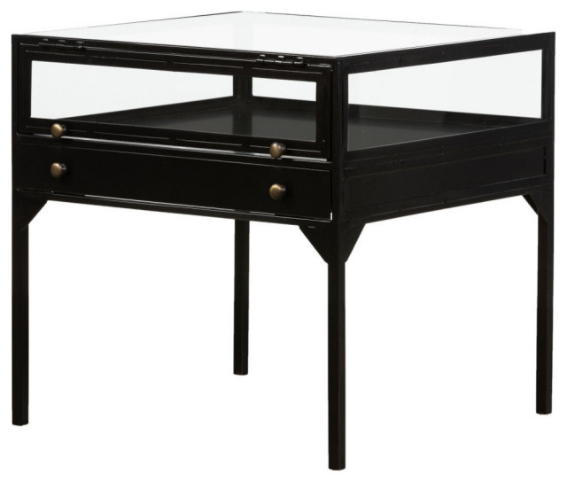 Jadin Shadow Box End table Modern Coffee And Accent Tables by