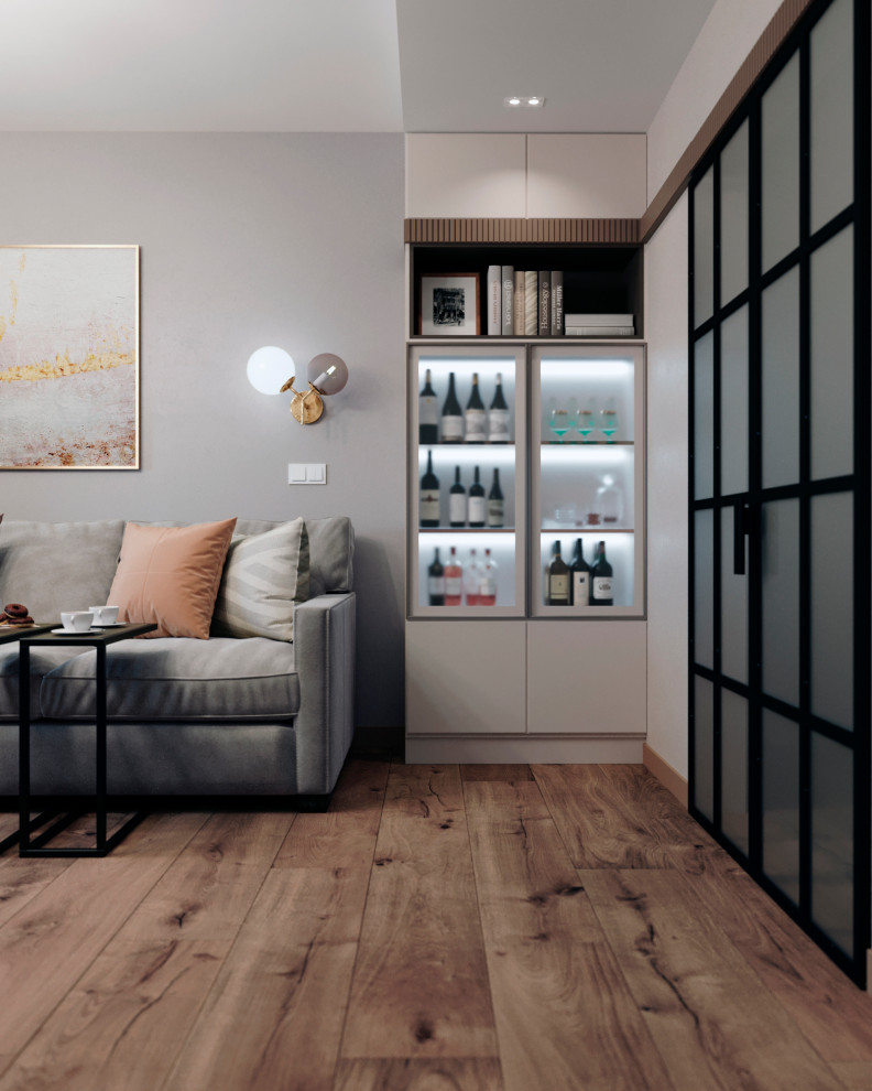 Квартира на Перервинском бульваре (85,25 м2) - СПОНТАННОСТЬ