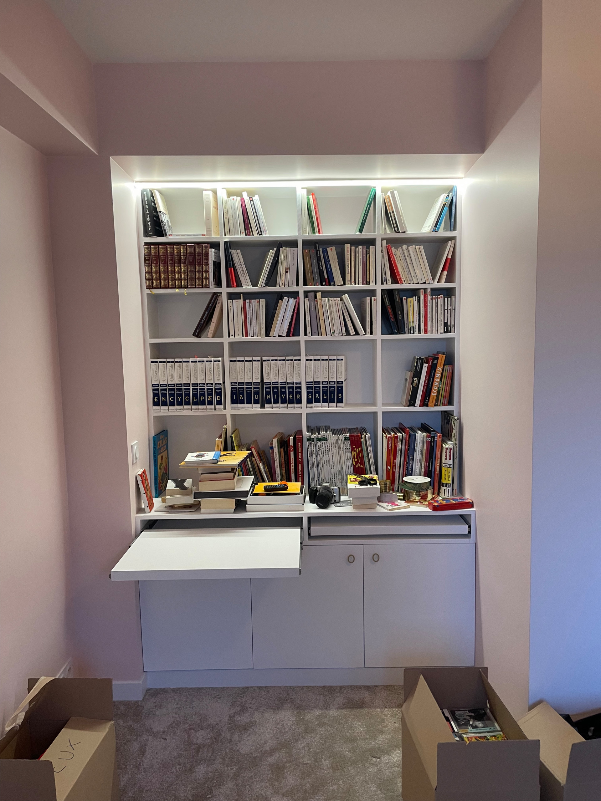 Bibliothèque sur-mesure