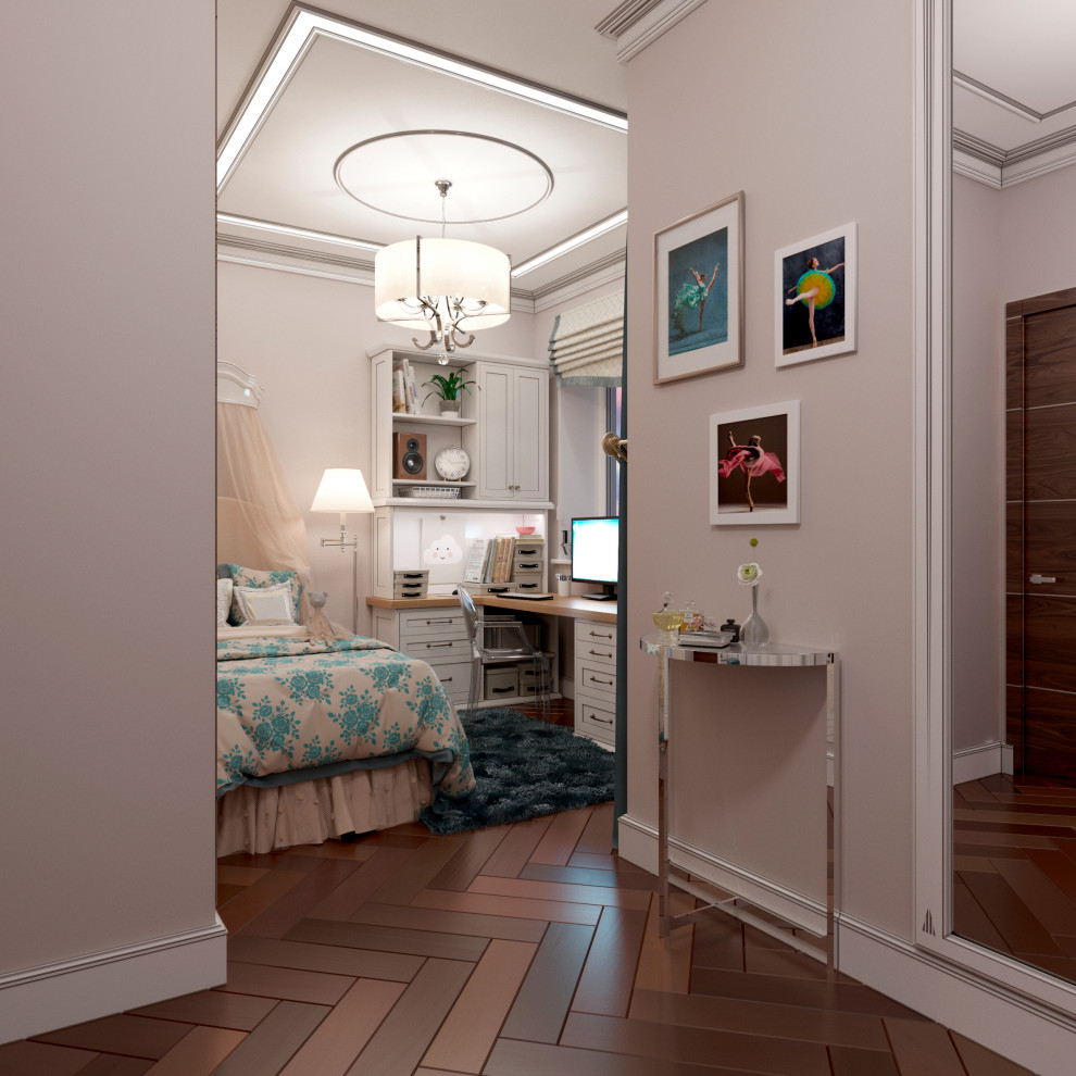 Комната для девочки в классическом стиле