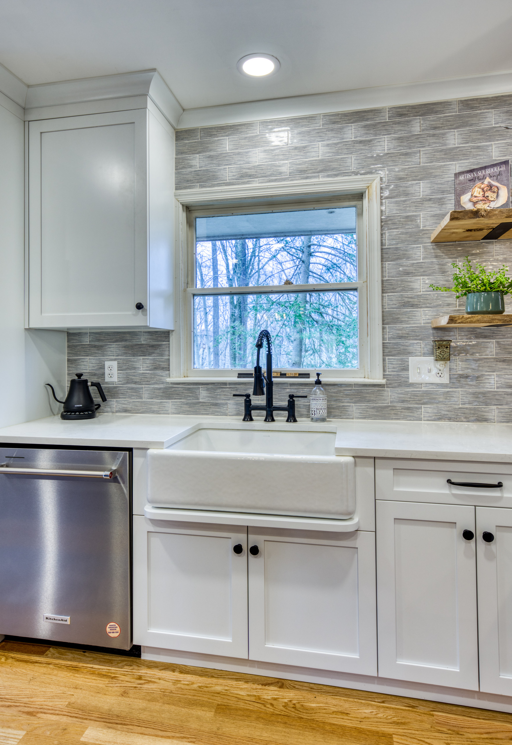 Montford- Modern Day Two Tones Kitchen with a Mix of Farmhouse