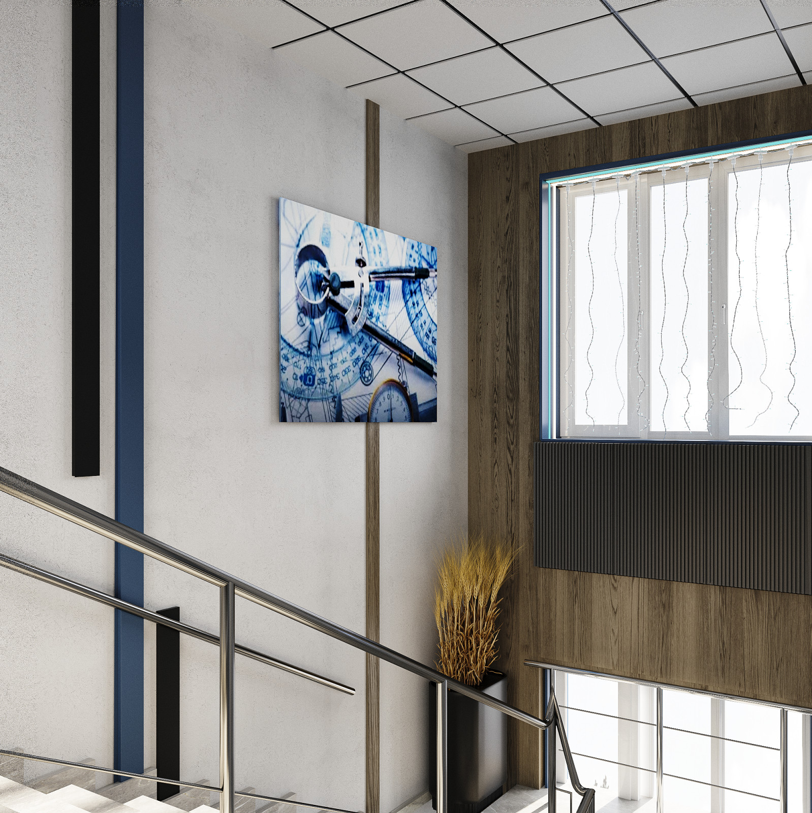 Проект лестничного проема завода СЭП