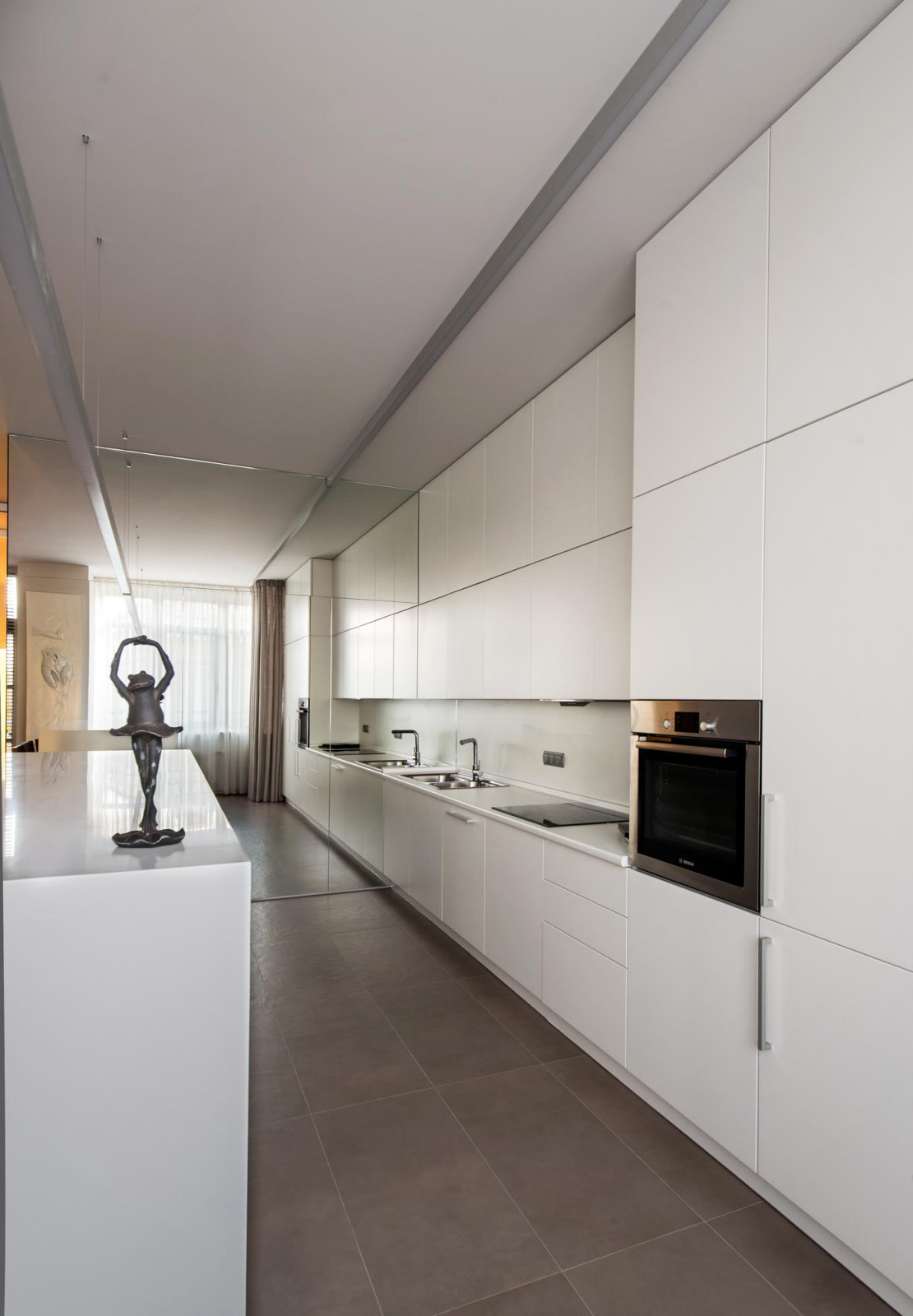 Интерьер квартиры в ЖК "Фурманный переулок, дом 8" 155 М2