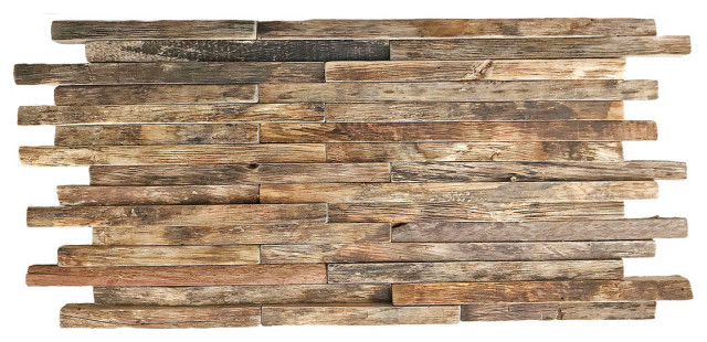 Wood Mosaic Tiles Wall Tiles Old Boat Reclaimed Wood Wall Covering Panels 