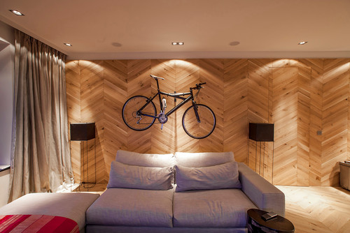 【Houzz】スポーツ用自転車を家の中に収納・保管する5つのアイデア 9番目の画像