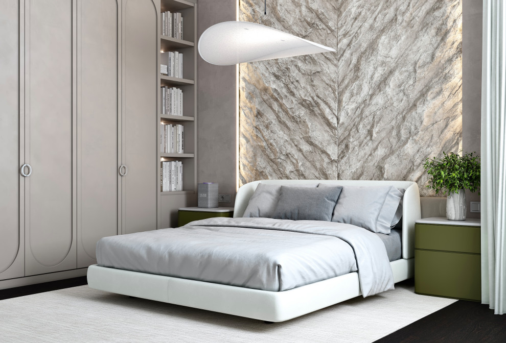 Проект светлой квартиры для семьи врачей.