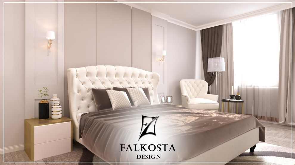 Гостеприимная квартира в неоклассике