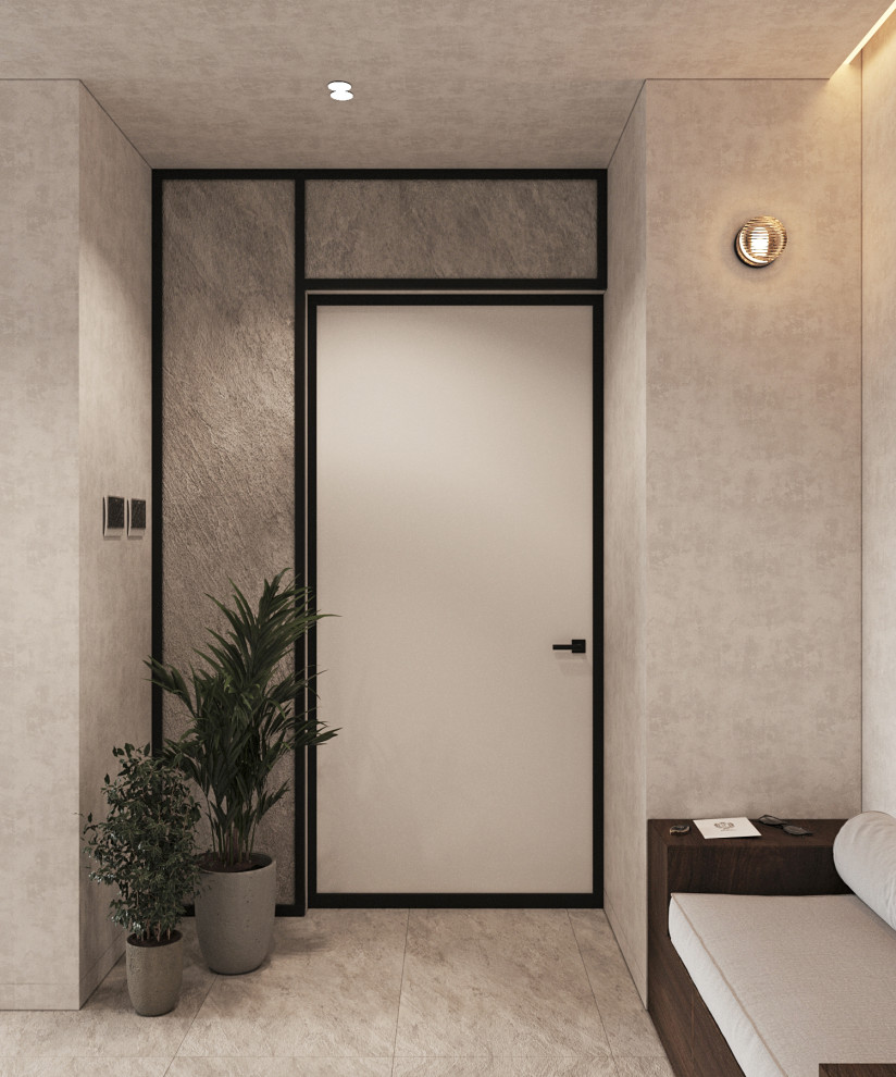 Брутальная квартира для семьи с ребенком