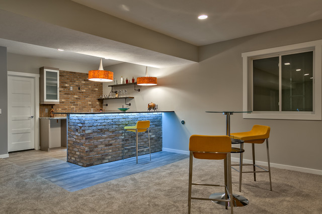  Open  Concept  Ranch  Modern Basement  Omaha by Sierra 