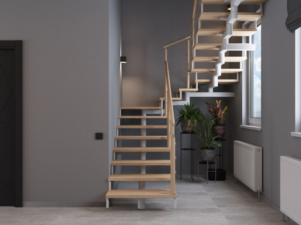 Аскетичный каркасный дом