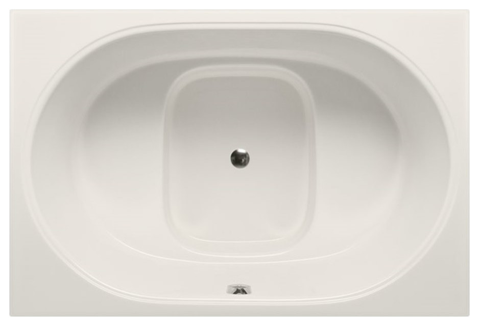 Malibu Home Honolua Rectangle Whirlpool Bathtub 60"x 40"x 22" in