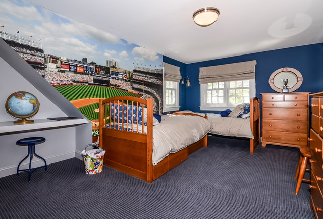 Boys Baseball Bedroom Klassisch Kinderzimmer New York