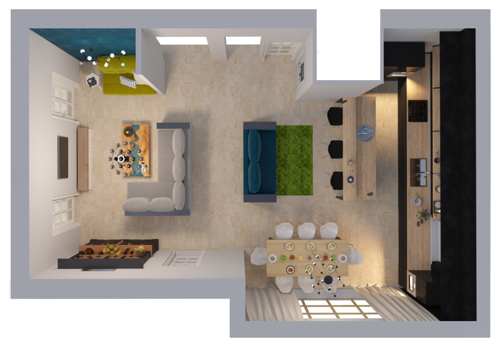 Эклектичная кухня