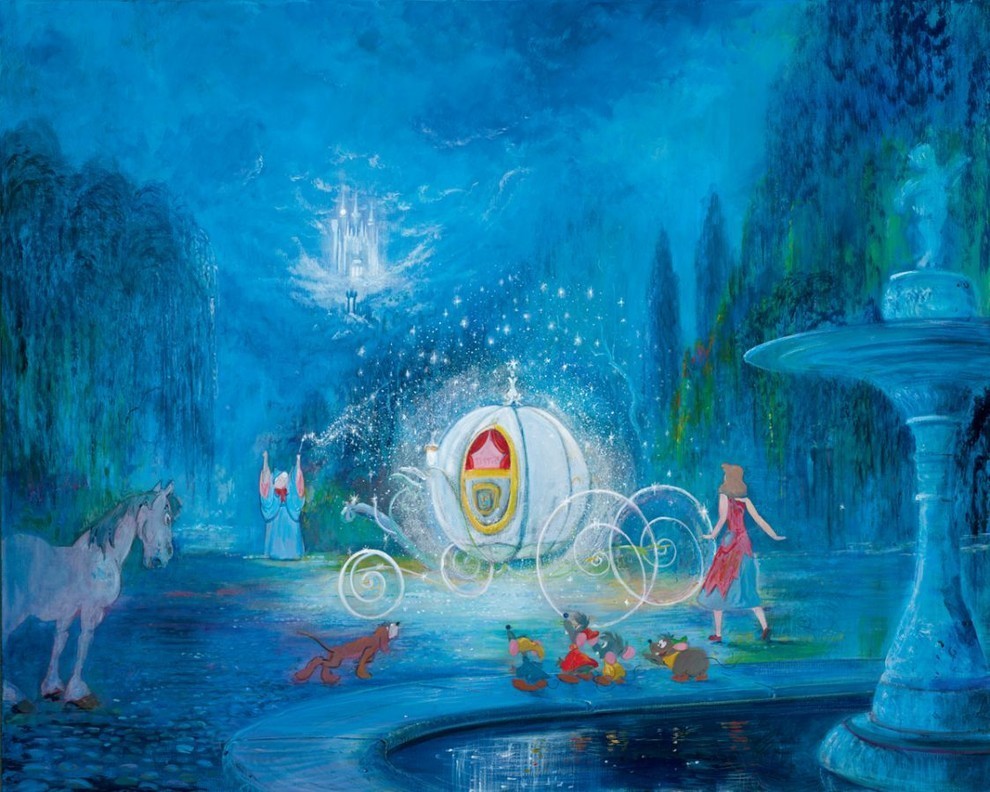 Disney Fine Art A Dream is a Wish Your Heart Makes by Harrison Ellenshaw, Galle