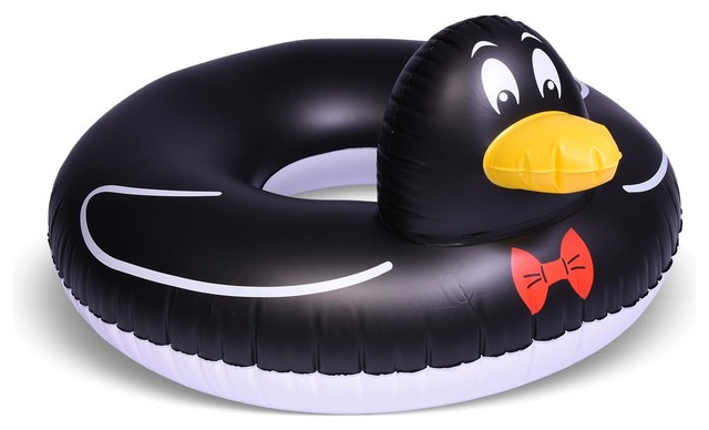 GoFloats Penguin Party Tube Inflatable Raft - Contemporary - Pool Toys And  Floats - by GoSports | Houzz